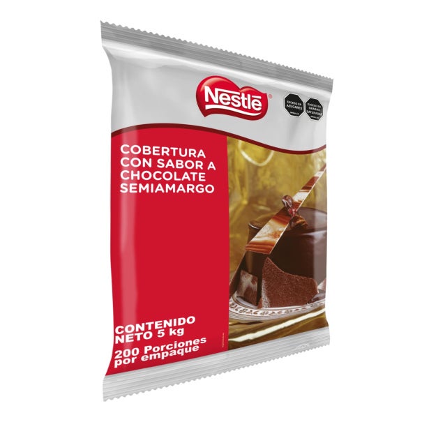 Cobertura NESTLÉ con sabor a Chocolate semiamargo x 5000g