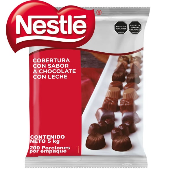 Cobertura NESTLÉ con sabor a Chocolate con leche x 5000g