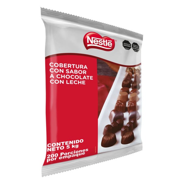 Cobertura NESTLÉ con sabor a Chocolate con leche x 5000g