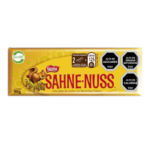 Paquete de Chocolate SAHNE-NUSS® por mayor NESTLÉ®  