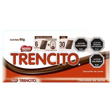 TRENCITO® Barra de chocolate de NESTLÉ® de 80 g