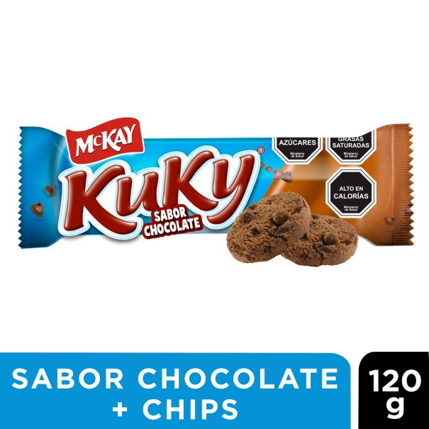 Galleta KUKY® McKAY️® Clásica Chocolate 30x120 g por mayor