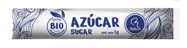 Azúcar granulada Stick Relkon® 5 g | Tubo 800x5 g