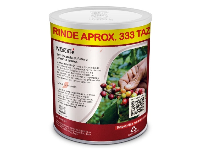 Vista posterior de café NESCAFÉ® TRADICIÓN® 500 g