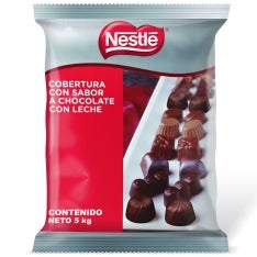 Cobertura con sabor a chocolate con leche Nestlé en bolsa de 5 kg
