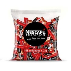 Bolsa con 108 unidades de café Nescafé en sticks