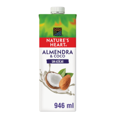 NATURE'S HEART® Almendra Coco Sin Azúcar 12x946ml