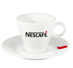 Pocillo Café sobre plato pequeño de la Vajilla Nescafé