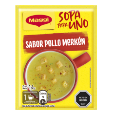 Sopa para Uno Maggi sabor Pollo Merkén en sobre de 16 gr