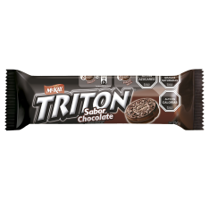 Paquete de Galleta Triton Sabor chocolate de 126 g