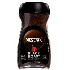 Nescafé Black Roast Tostado Intenso en frasco de 170 g