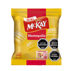 Galletas sabor Mantequilla McKay️ Mini en bolsa de 40 g