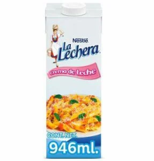 Crema de Leche La Lechera en brick de 946 ml