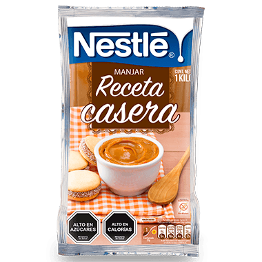 Manjar Nestlé Receta casera en bolsa de 1 kg