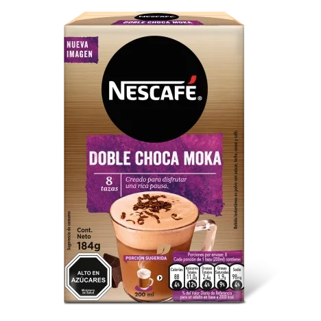 Café NESCAFÉ® Doble Choca Moka 184g 8 sobres