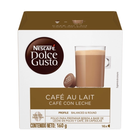 Café NESCAFÉ® Dolce Gusto® Cafe Au Lait 16 Cápsulas