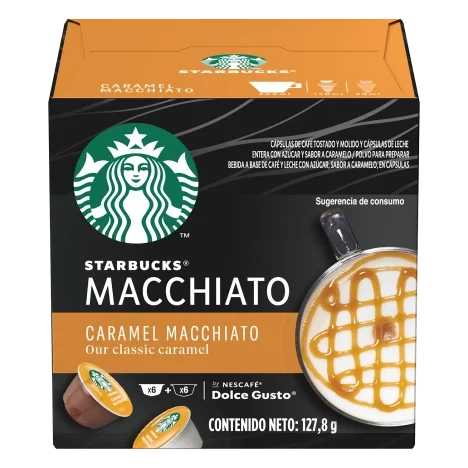 Starbucks NESCAFÉ® Dolce Gusto® Caramel Macchiato 12 Cápsulas