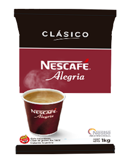 Pack NESCAFÉ® ALEGRIA Clásico 1 kg frente