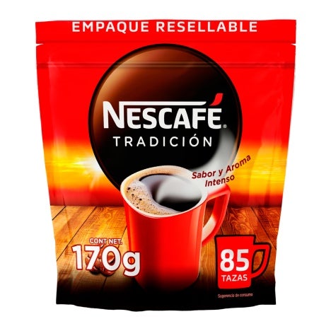 Doypack de Café NESCAFÉ® Tradición de 170g ideal para Máquinas