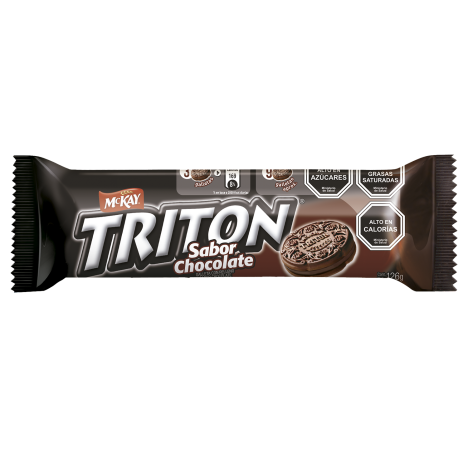 Paquete de Galleta Triton Sabor chocolate de 126 g