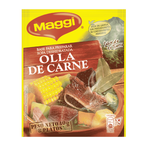 MAGGI® Sopa Olla de Carne Sobre 12(12x40g)