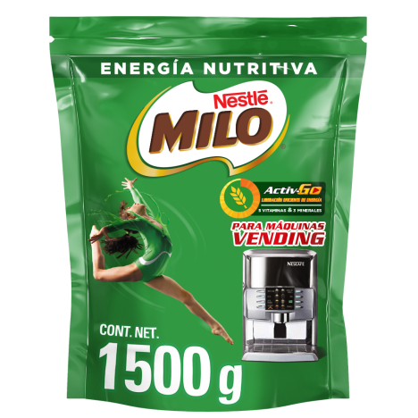 Doypack de MILO® Activ-Go para máquinas vending de 1.5 kg