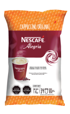 Bolsa de Cappuccino Original NESCAFÉ® Alegría de 1kg