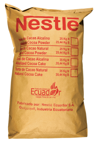 Polvo de Cacao Soluble Nestlé en bolsa de 25 kg