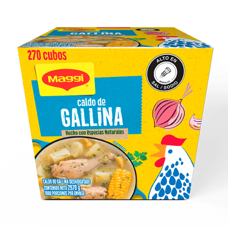 MAGGI® Caldo de Gallina Cubos 270 