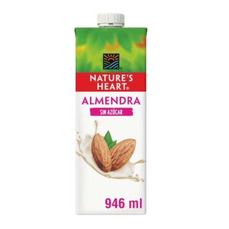 Caja de bebida de Almendra sin azúcar añadida Nature's Heart de 946 ml