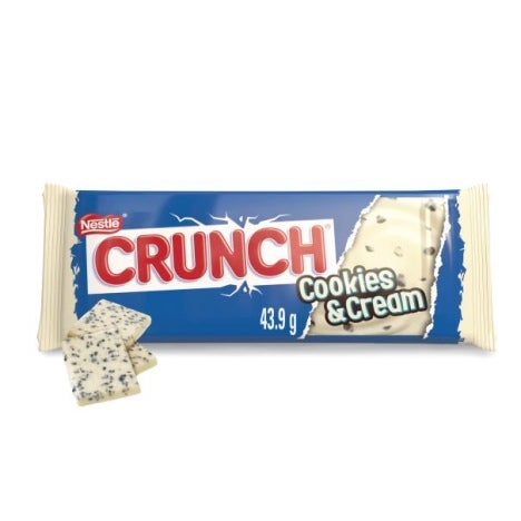 CRUNCH® Barra de Chocolate Cookies & Cream 10(36x43.9g)