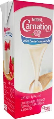 CARNATION® CLAVEL®, Leche Evaporada 12x1L