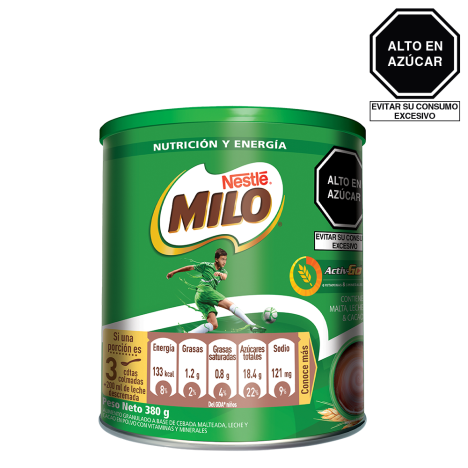 Milo Activ-Go en lata de 380 g