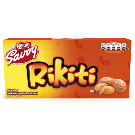 Caja de 650g de Chocolate con maní RIKITI® SAVOY®