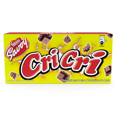 Caja de 615g de Chocolate SAVOY® CRICRI®