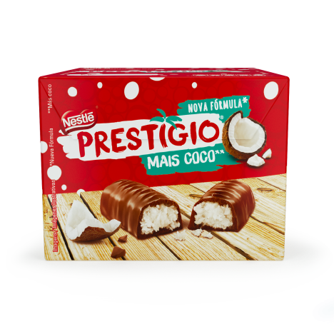 Caja de Chocolate PRESTIGIO® de coco x900 kg