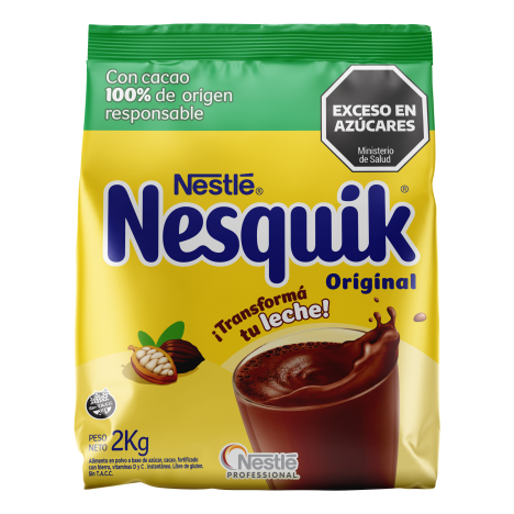 Pack de frente Nesquik 2 kg con sello