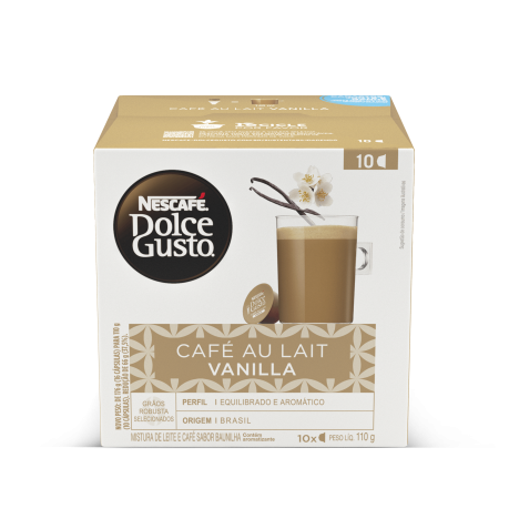 NESCAFÉ® DOLCE GUSTO® Café Au Lait Vainilla 6x10 cápsulas