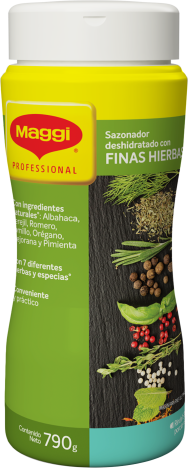 Vista frontal tarro de MAGGI® Condimento Finas Hierbas x 790g