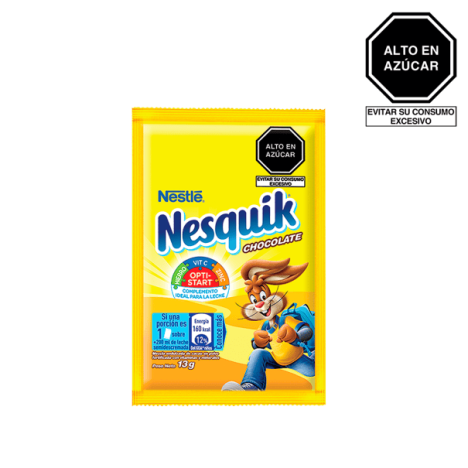Empaque de cacao en polvo NESQUIK® OPTISTART Sachet 13g