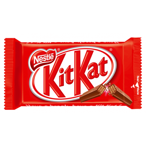Empaque de las Barras de Chocolate KITKAT® 4 Finger de 41.5 g