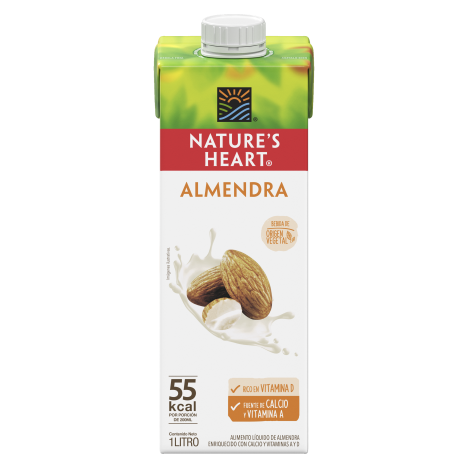 Leche de almendras NATURE’S HEART® caja 1L