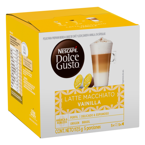 Café NESCAFÉ® Dolce Gusto® Latte Macchiato Vanilla 10 Cápsulas