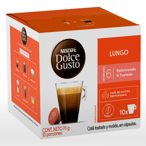 Café NESCAFÉ® Dolce Gusto® Lungo 10 Cápsulas