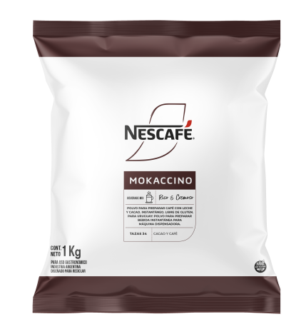 Frente de packaging mokaccino Nescafé