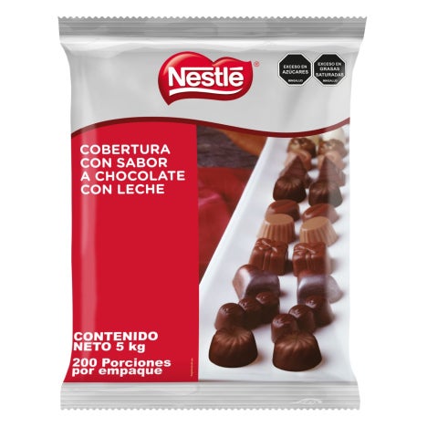 Cobertura NESTLÉ con sabor a Chocolate con leche x 5000g