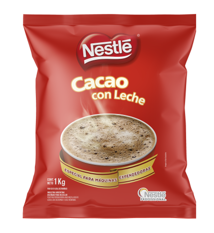 Imagen de frente de pack de Nestle Cacao con leche