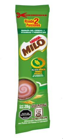 Bolsa de Saborizante para Leche MILO® ACTIV-GO® 28 gr 