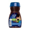 Parte trasera del frasco de Nescafé Decaf de 170 g con las instrucciones de uso