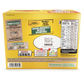 Tabla nutricional de cubitos de caldo de pollo Maggi, contiene ingredientes naturales deshidratados y con el modo de uso